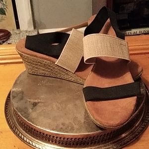 Franco Sarto wedge sandals size 11 womens 9.5 mens. In good used condition.